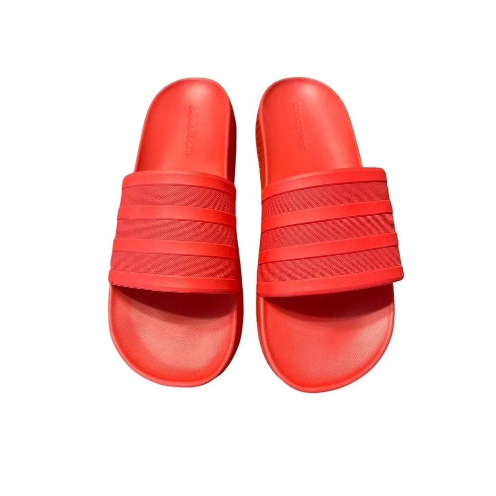 Adidas Racer TR Slide Scarlet/Core Black GV7409 Sz 13 US Men's